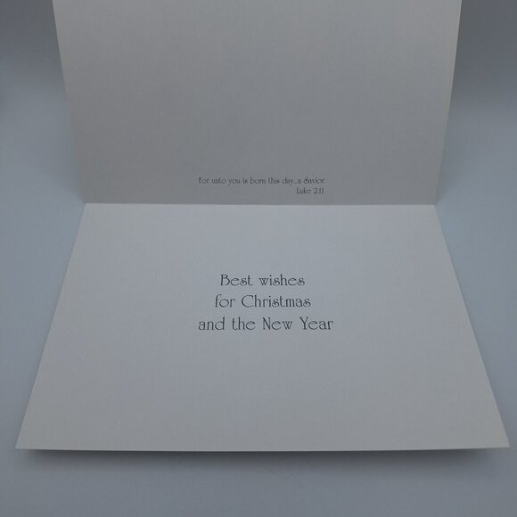 Vintage Style Nativity Christmas Cards  Envelopes Religious Holiday Set Of 3 90s - Picture 4 of 11